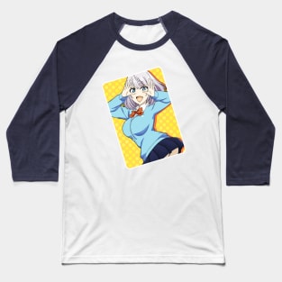 Retro Vintage Anime School Uniform Happy Magic Senpai Smile Baseball T-Shirt